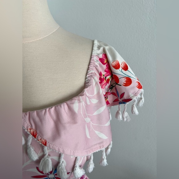 Pink Floral Romper - Picture 8 of 10